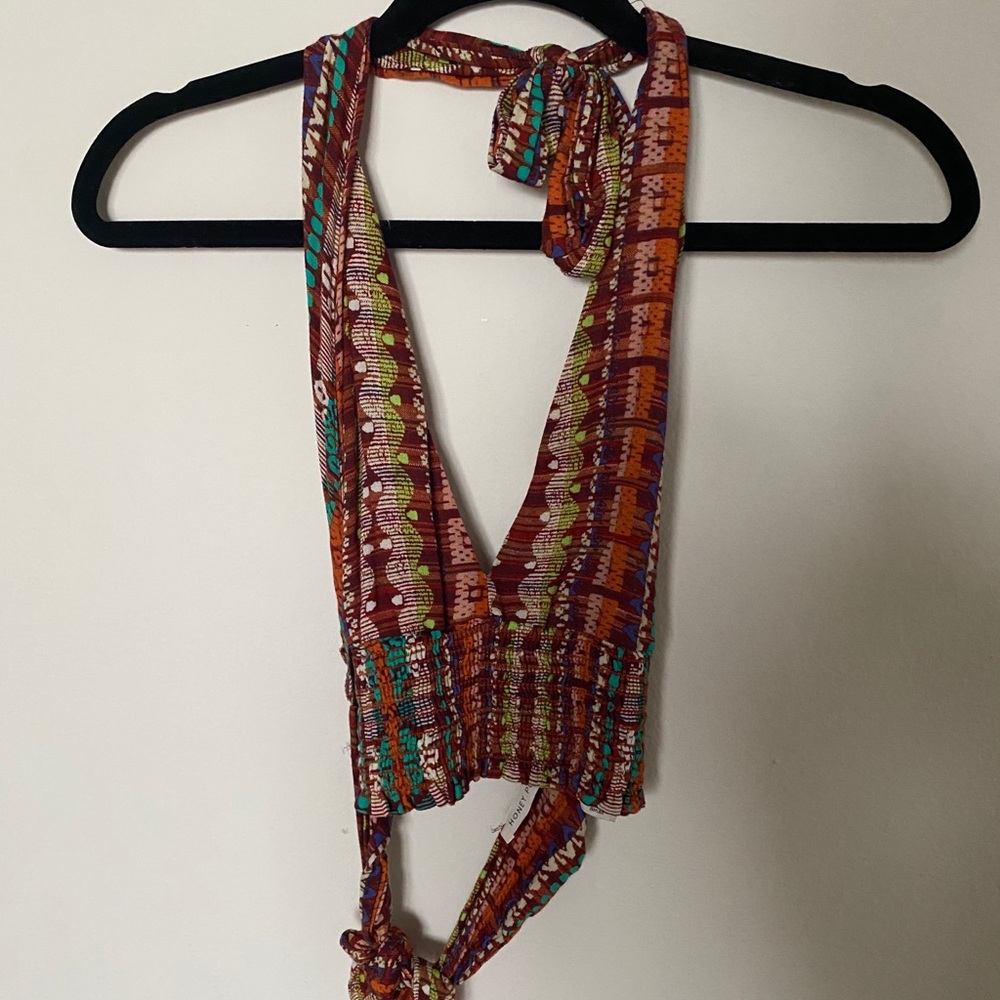 Tribal halter top small/medium